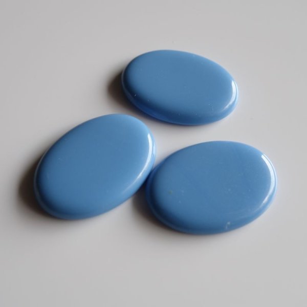 画像3: ジャパンヴィンテージ　楕円ガラス18×25mm (3)