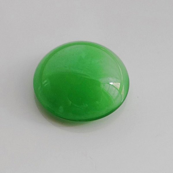 画像4: ジャパンヴィンテージ　カボション　ナギット　ひすいグリーン 12mm　5個 (4)