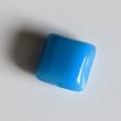 画像3: ジャパンヴィンテージビーズ　正方形　ブルー　10個 (3)