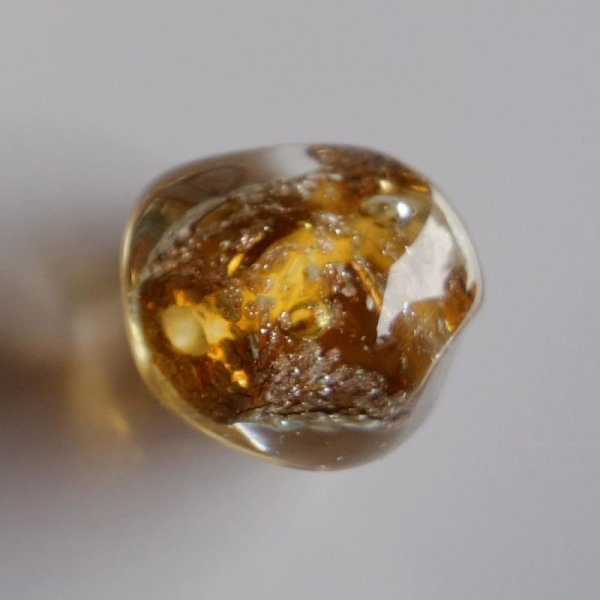 画像2: 手作りビーズ　ラメ アンバー (2)