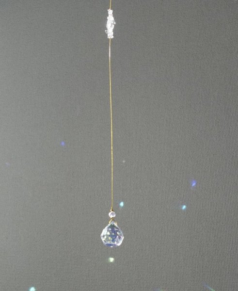 画像4: サンキャッチャー　ball型 20mm クリスタルAB  ワイヤータイプ (4)