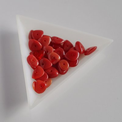 画像1: ジャパンヴィンテージビーズ さざれ サンゴオレンジ10g