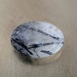 画像3: ブラックルチルクォーツビーズd 19×15mm 縦穴 (3)