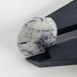 画像5: ブラックルチルクォーツビーズ g 20×15mm 縦穴　キズありアウトレット (5)