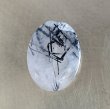 画像2: ブラックルチルクォーツビーズd 19×15mm 縦穴 (2)
